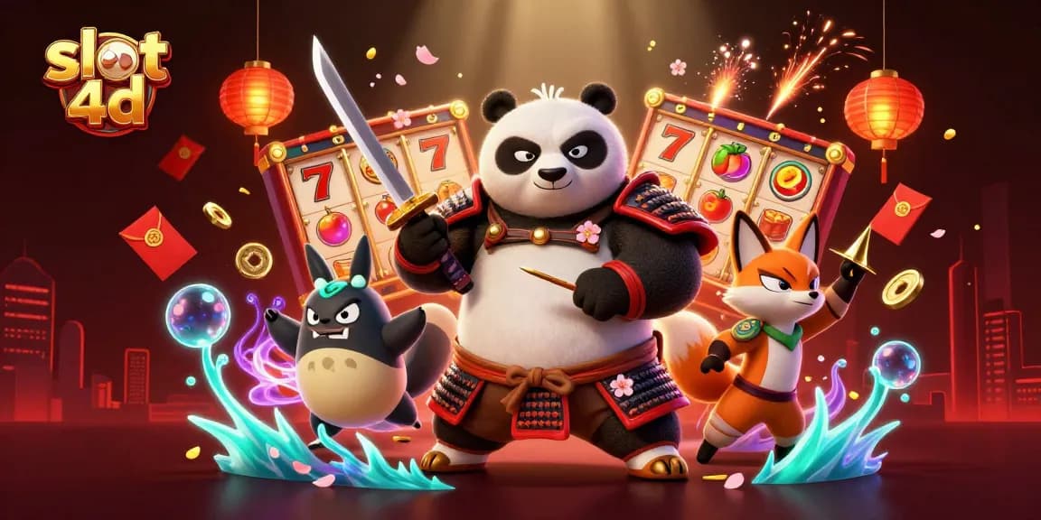 Pemain berinteraksi dengan gulungan slot 4d sambil menikmati suasana kasino yang semarak