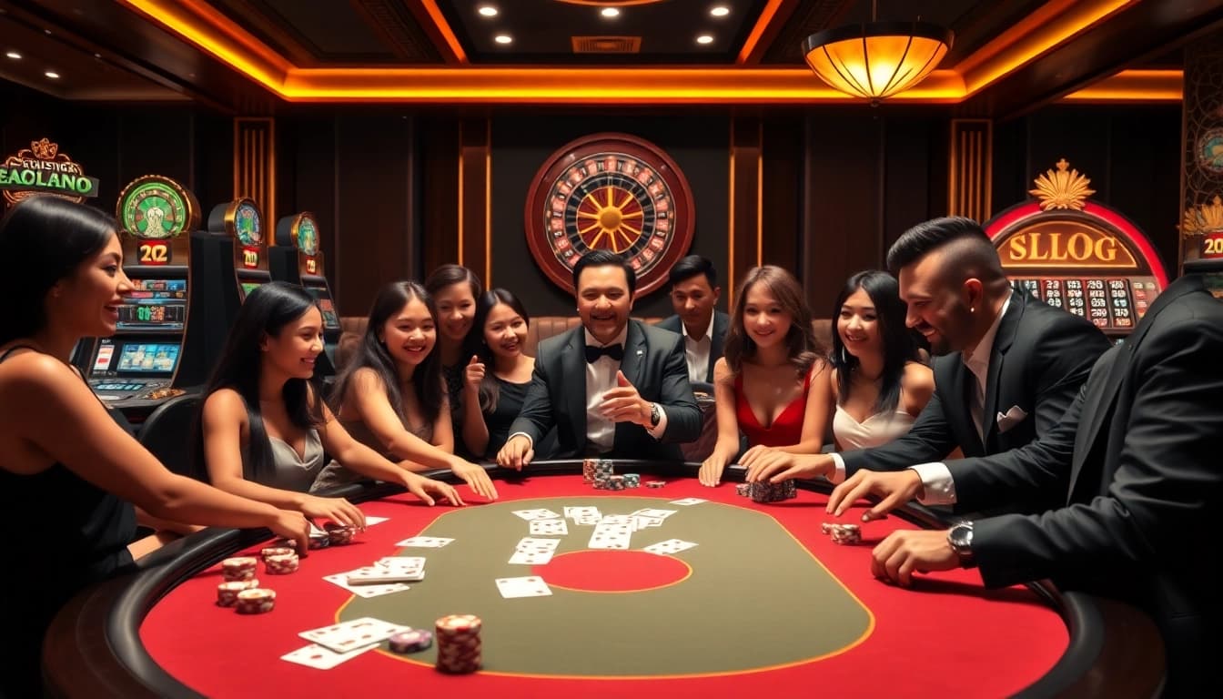 Exciting gameplay featuring BDTK66 poker chips on a luxurious casino table.