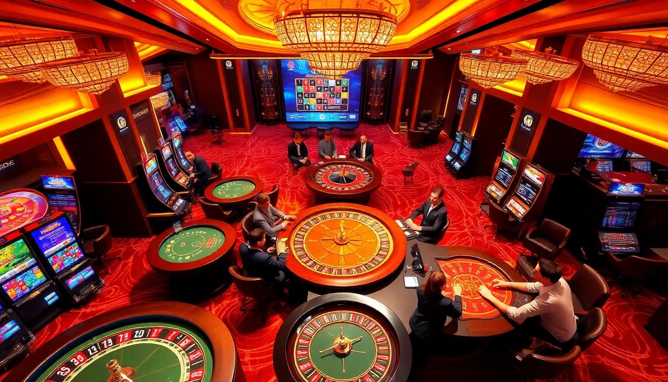 Enjoying a thrilling game at nhà cái 888NEW's luxurious casino platform.