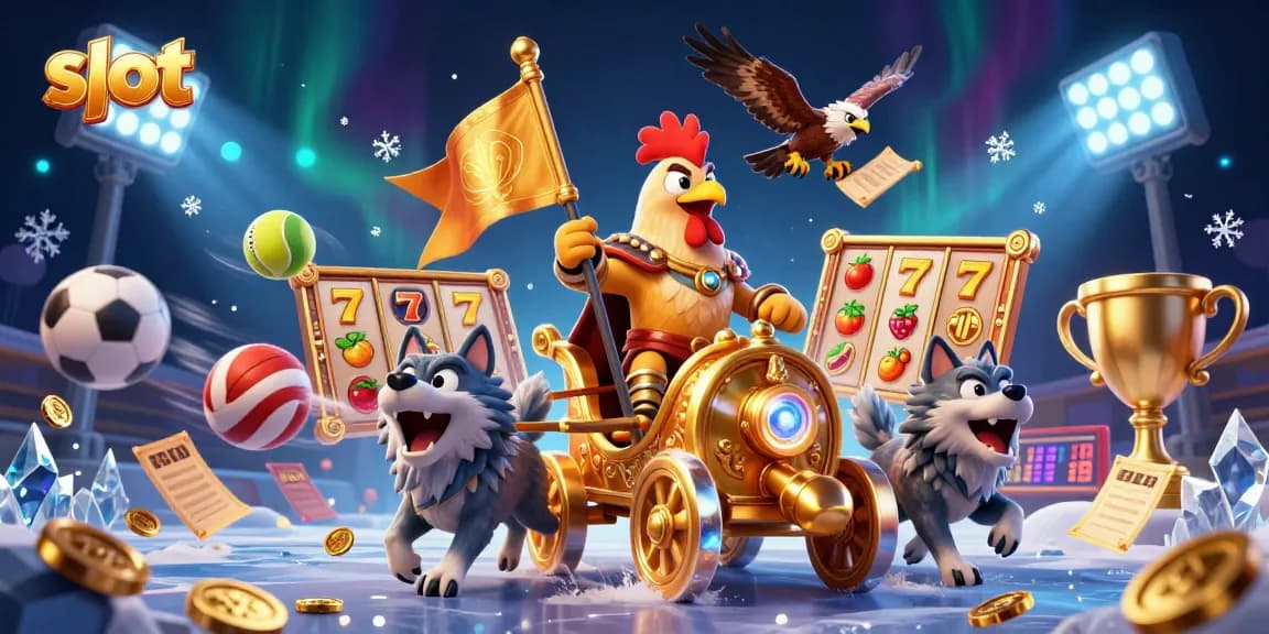 Permainan slot yang menampilkan simbol keberuntungan dan jackpot yang menarik di kasino online.