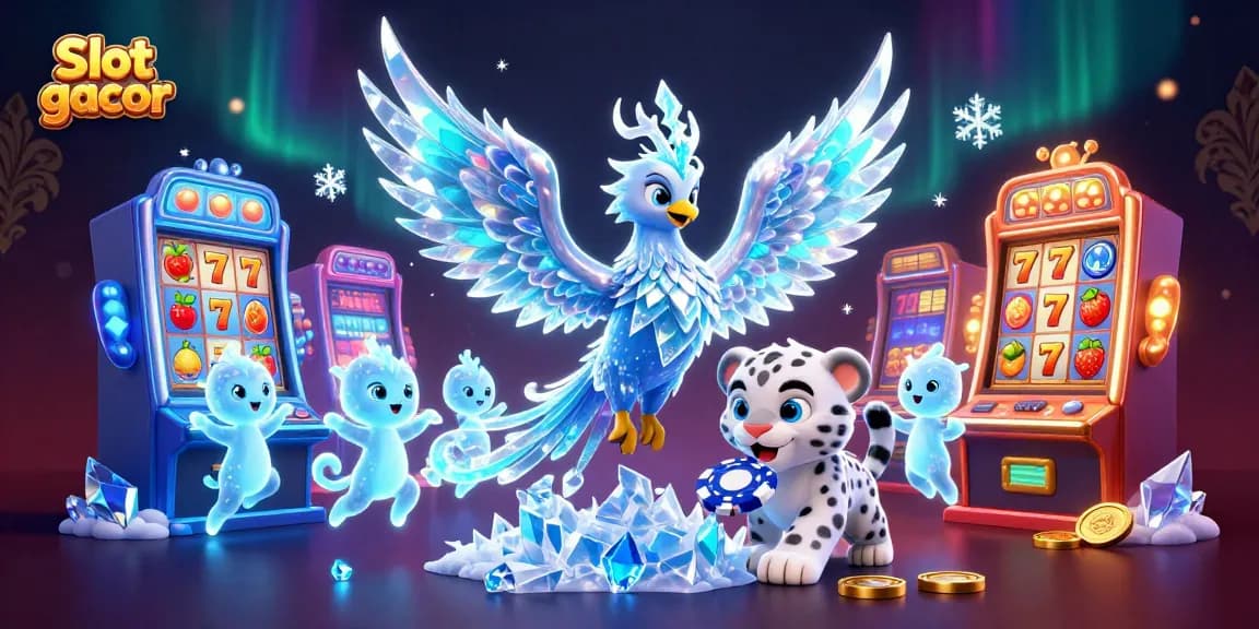 Play exciting Slot gacor with vibrant characters in an immersive casino-themed scene.