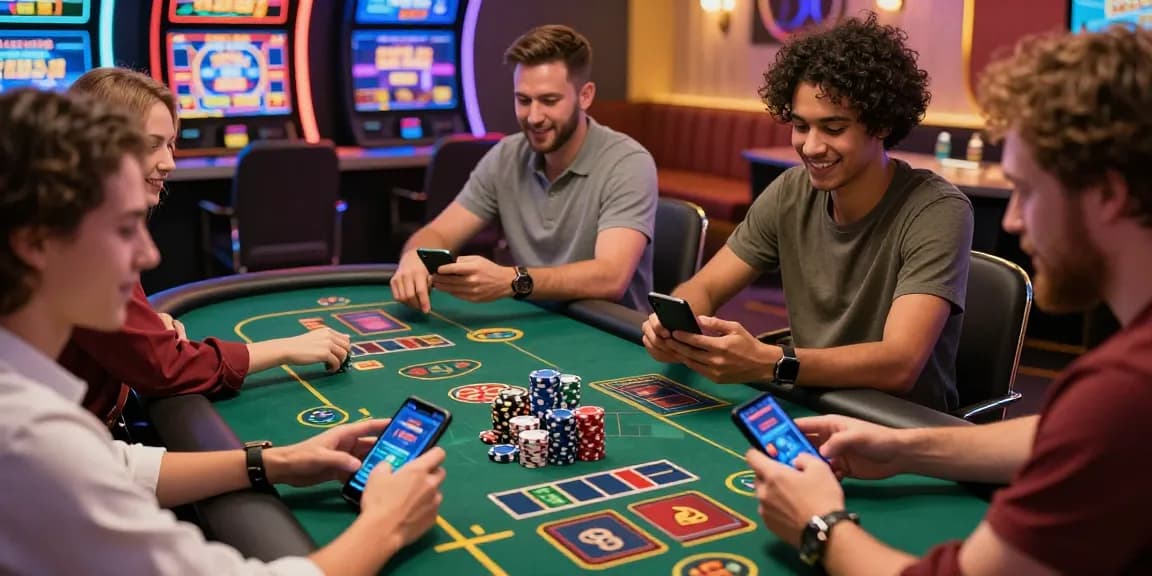 Experience the excitement of https://scoarch.org.uk list of credit card casinos with vibrant players enjoying online games.