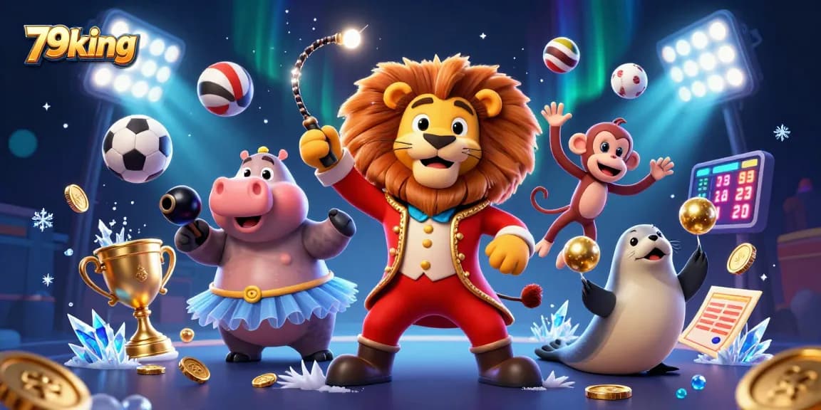 Betting in the vibrant world of online gaming with 79king showcased through dynamic characters and dazzling elements.