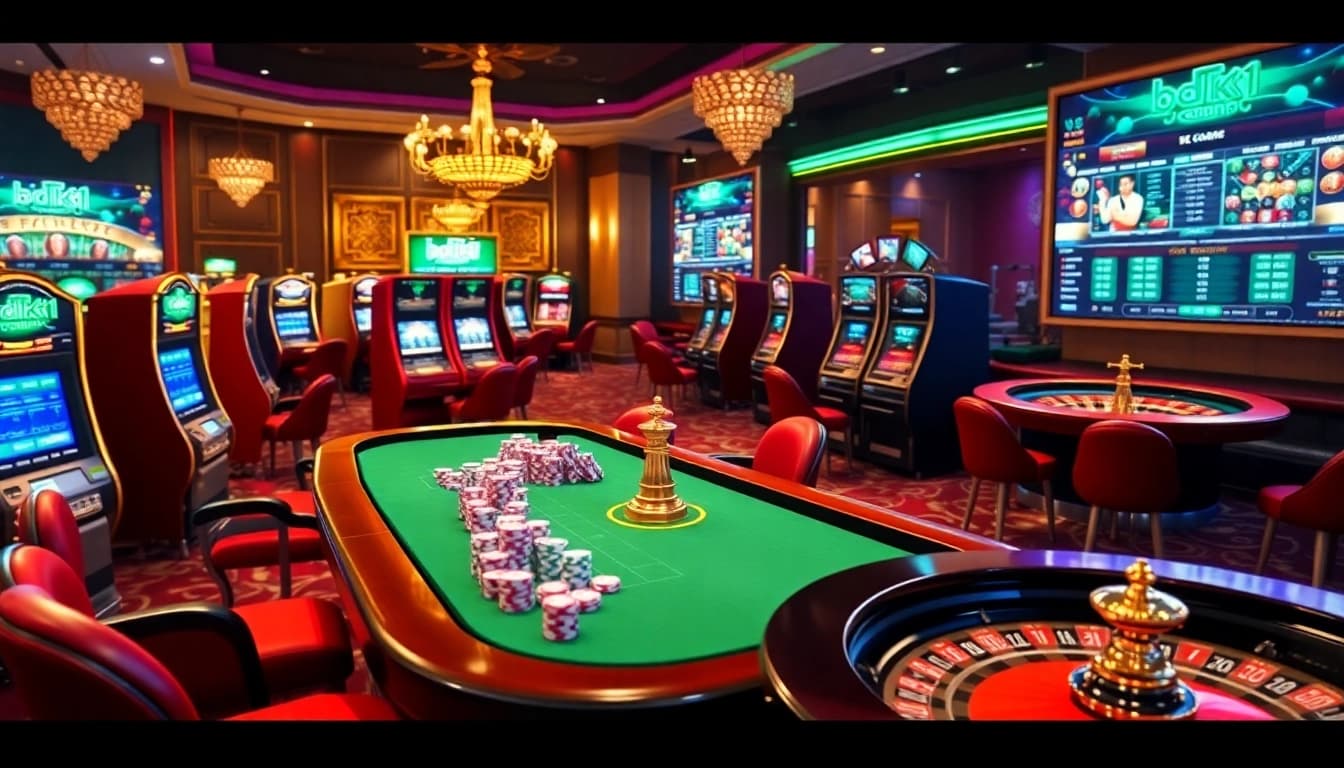 Experience the thrill of the bdtk1 app with vibrant casino games and elegant tables.