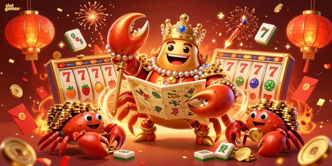 Experience the thrilling world of slot games with this vibrant 3D illustration featuring lucky symbols and dynamic action.