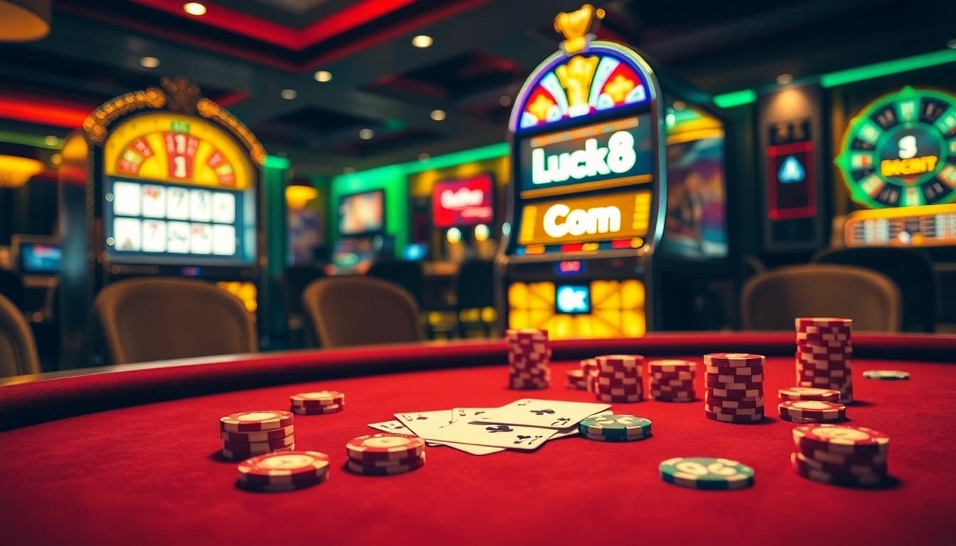 Experience excitement at luck8 com with vibrant poker tables and luxurious casino games.