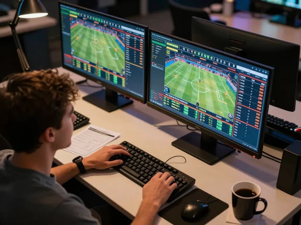 Place bets on BK8 with a captivating online sports event in action, showcasing the thrill of gambling.