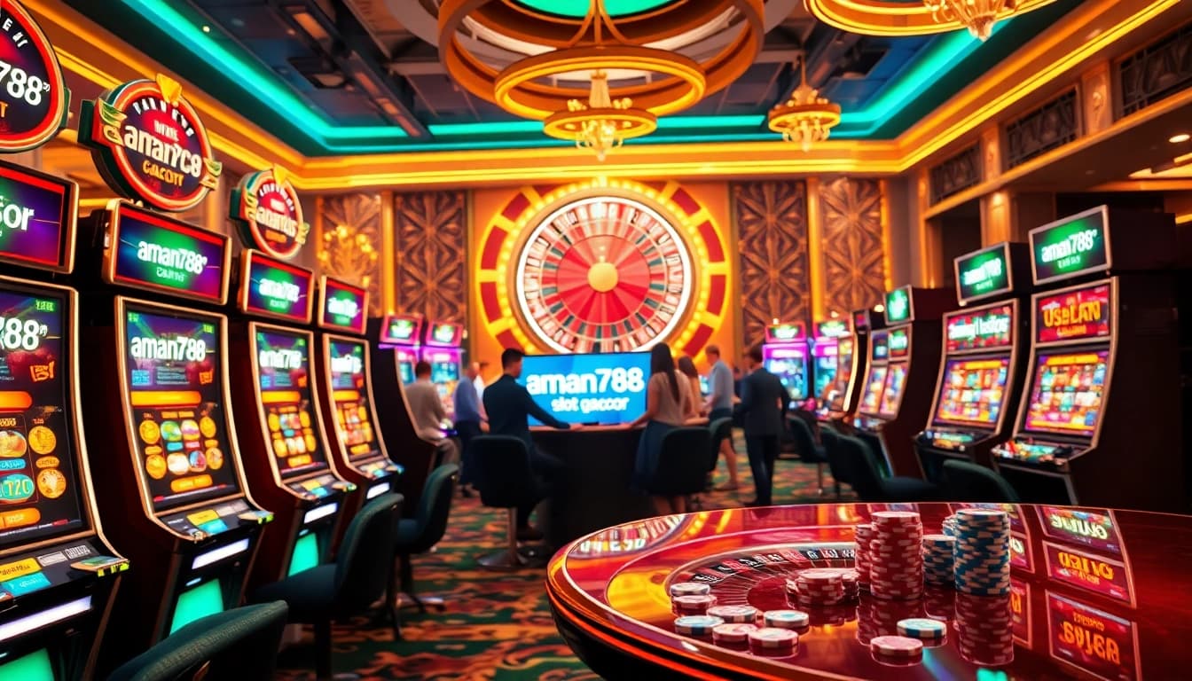 Rasakan kegembiraan kemenangan di aman788 slot gacor dengan mesin slot mewah dan energi kasino yang ceria.