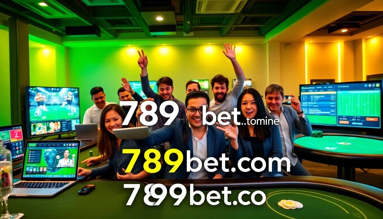 Exciting online gaming experience at 789bet com, featuring diverse players and vibrant technology.
