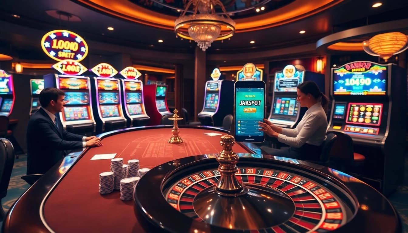 Engaging casino gaming with professionals at a table, highlighting L444.art online betting experience.