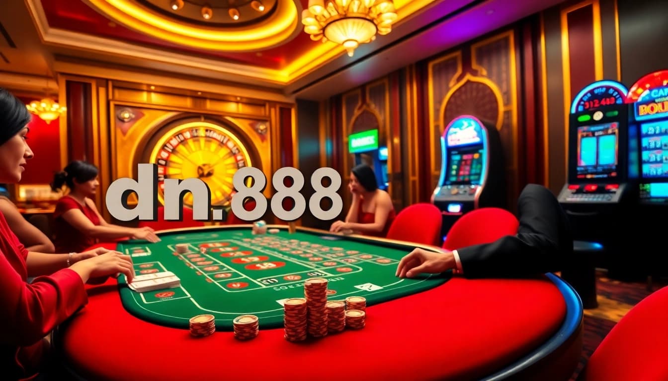 Experience thrilling gambling action at dn88 with vibrant casino games and strategic card play.