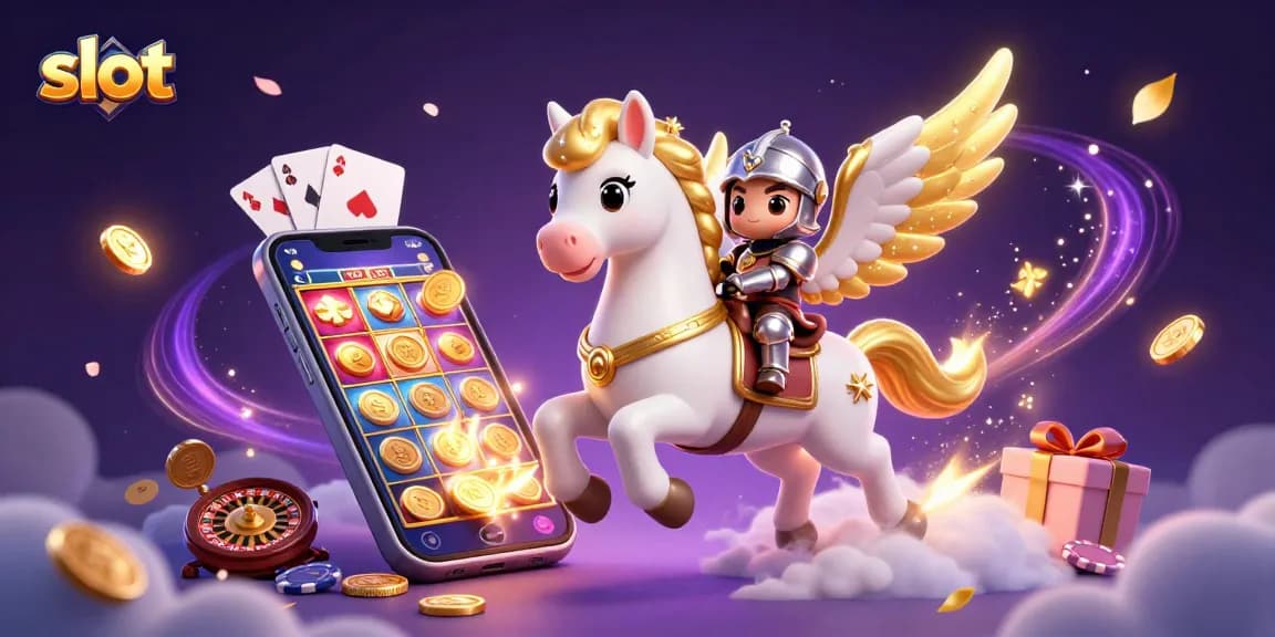 Slot online memukau dengan kuda bersayap dan pahlawan kecil, suguhan permainan menarik.