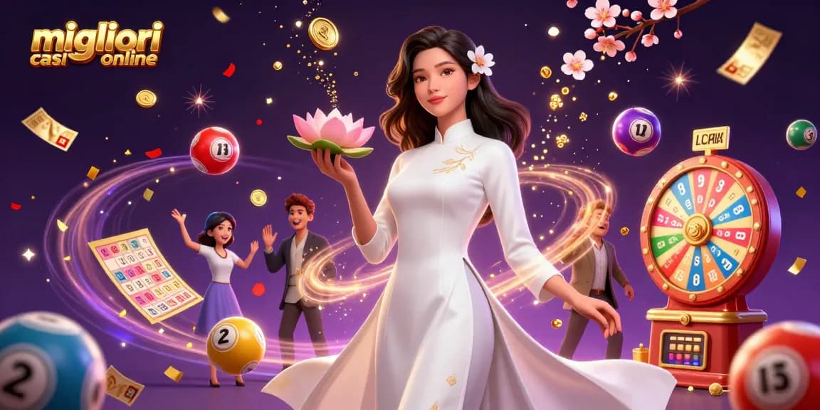 Scopri l'emozione dei migliori casinò online con un'affascinante illustrazione 3D di un casinò che presenta elementi di gioco dinamici.