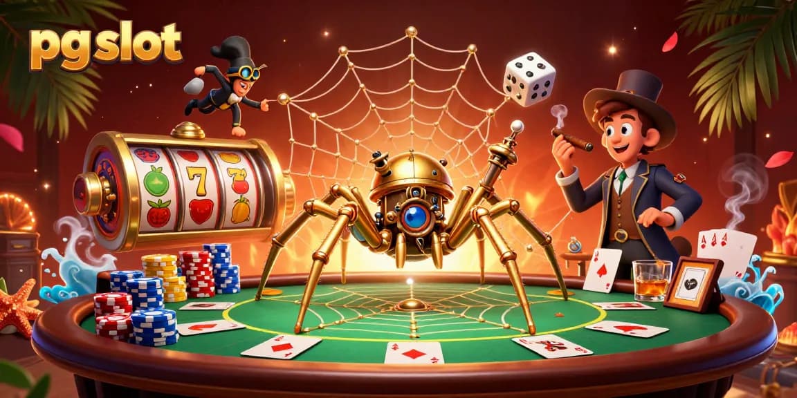 Engage with pg slot games featuring dynamic characters in a vibrant casino scene.