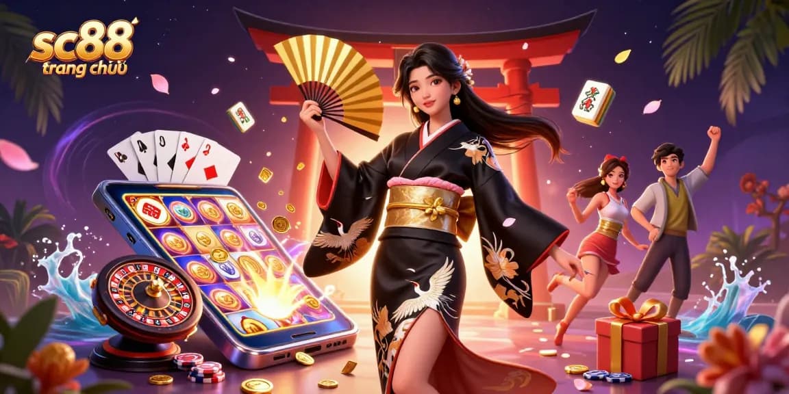 Experience thrilling gameplay at sc88 trang chủ with vibrant slot games, elegant designs, and dynamic casino elements.