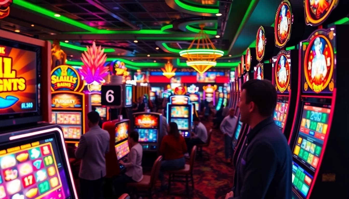 Temukan situs slot paling dicari digoogle dengan mesin slot berwarna-warni di kasino yang ramai.