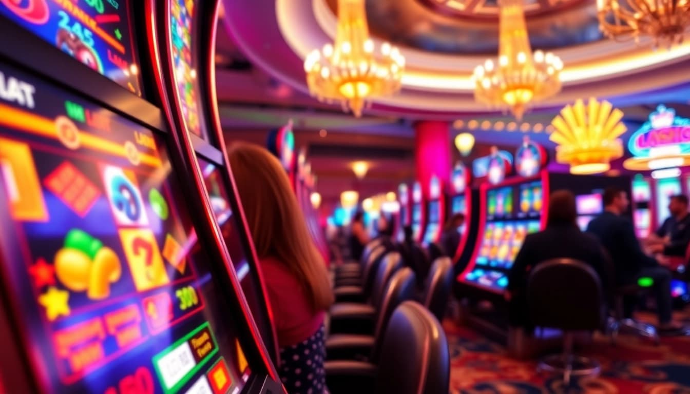 Engaging gameplay at Diwa777 casino slot machines with vibrant graphics and lively atmosphere.