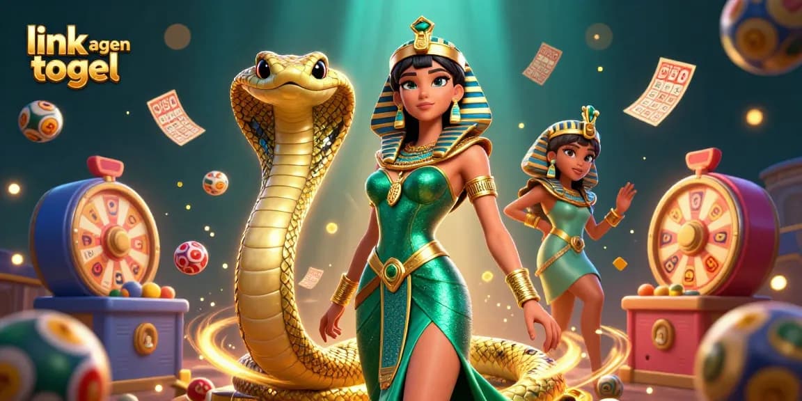 Engage in thrilling lottery adventures with link agen togel, featuring dynamic lottery elements and vibrant characters.