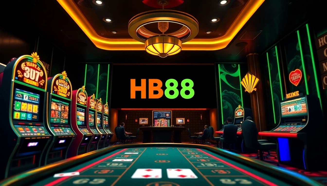 Exciting online casino environment showcasing HB88's vibrant gaming experience at https://hb88.art/.