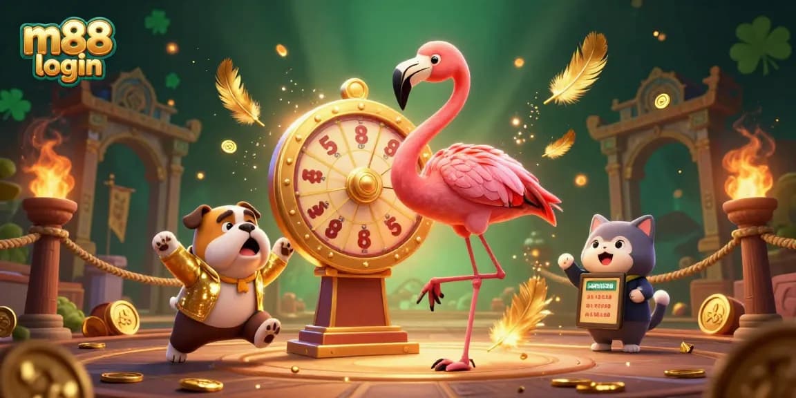Win big at M88 login with exciting live action from the gambling world in a vibrant 3D scene!