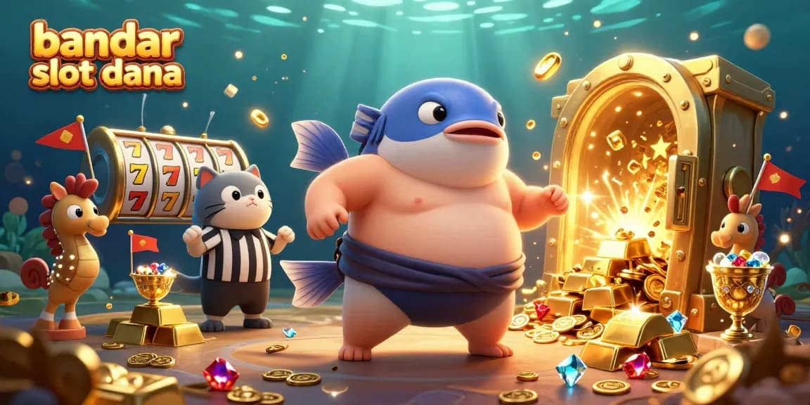 Experience thrilling wins with bandar slot dana in this vibrant casino scene filled with excitement.