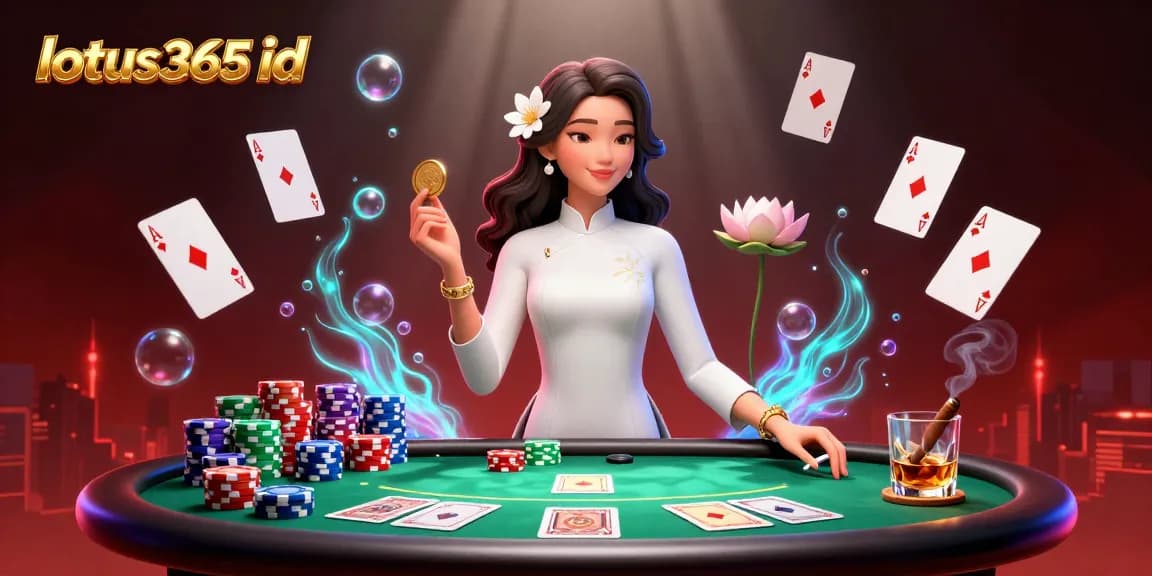 Engage with lotus365 id for an immersive poker experience featuring vibrant casino elements.