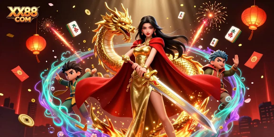 Experience the thrill of XX88 COM's vibrant casino world with dynamic characters and exciting game elements.
