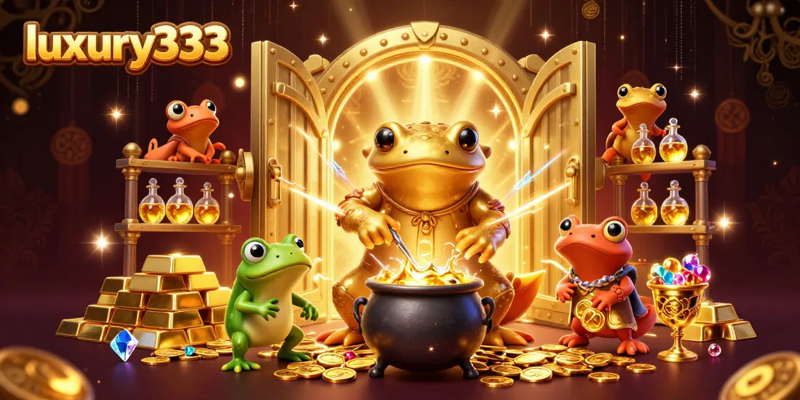 Luxury333 menawarkan pengalaman bermain mendebarkan dengan karakter kartun 3D dan elemen permainan yang cerah.