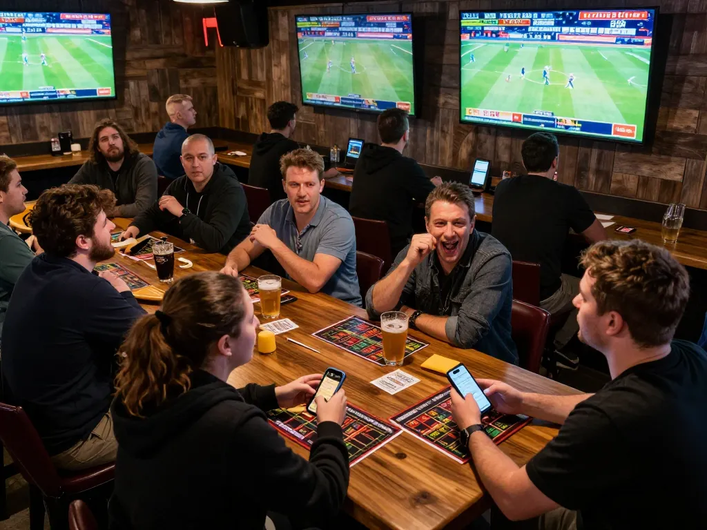 Experience thrilling sports betting moments at https://tr88.baby/, with avid fans placing bets and enjoying the game.
