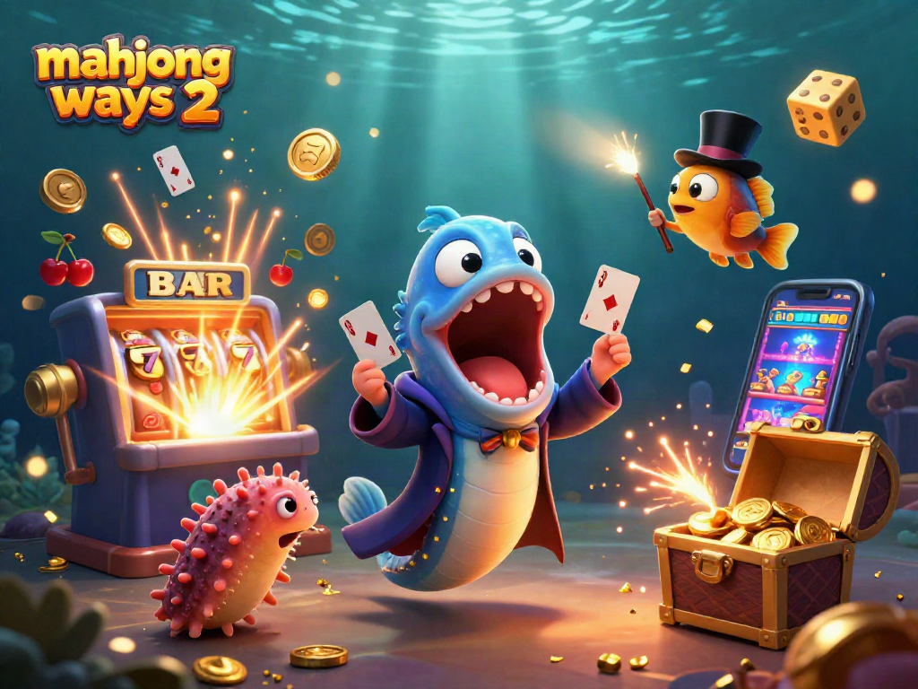Experience mahjong ways 2 slot magic with captivating card tricks underwater, bursting with excitement and thrill.