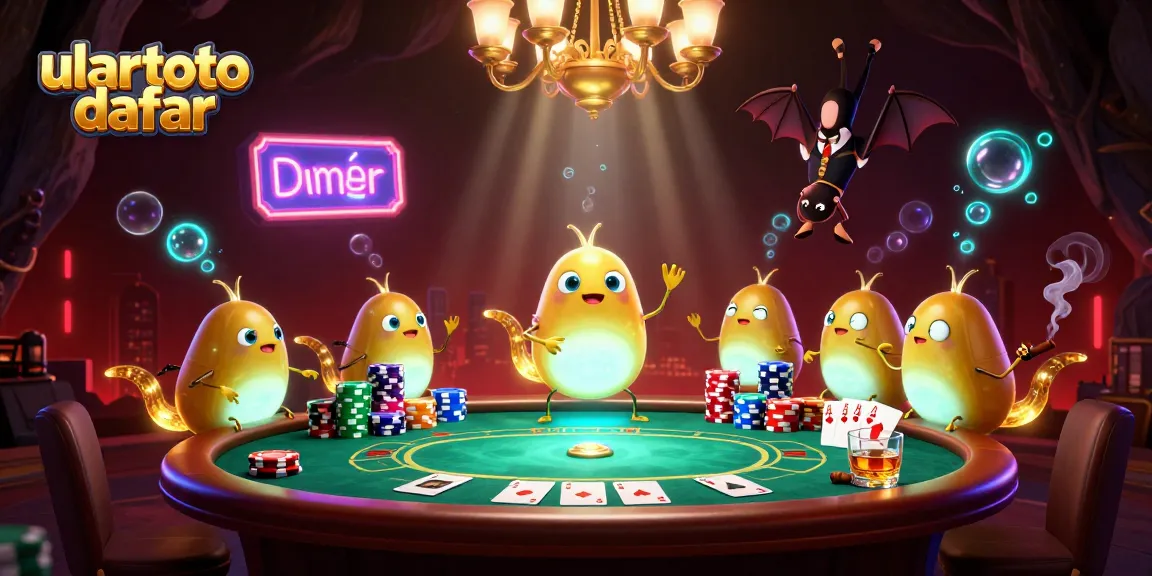 Experience ulartoto daftar gaming excitement with glowworms lighting a magical casino scene.