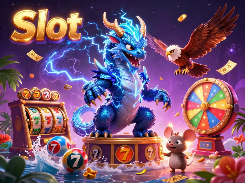 Slot gacor dengan jackpot berwarna-warni dan karakter menarik, menggoda pemain untuk menang.