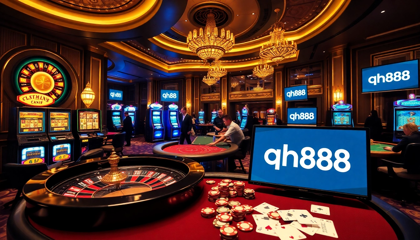 Engage in thrilling action at qh88 casino tables with lively games and vibrant atmosphere.