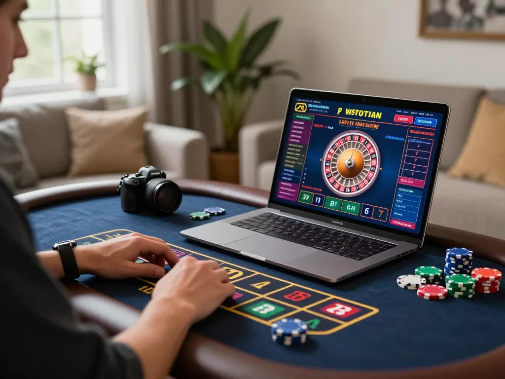 Play online casino games at 98win with engaging live dealer setup and vibrant betting interface.