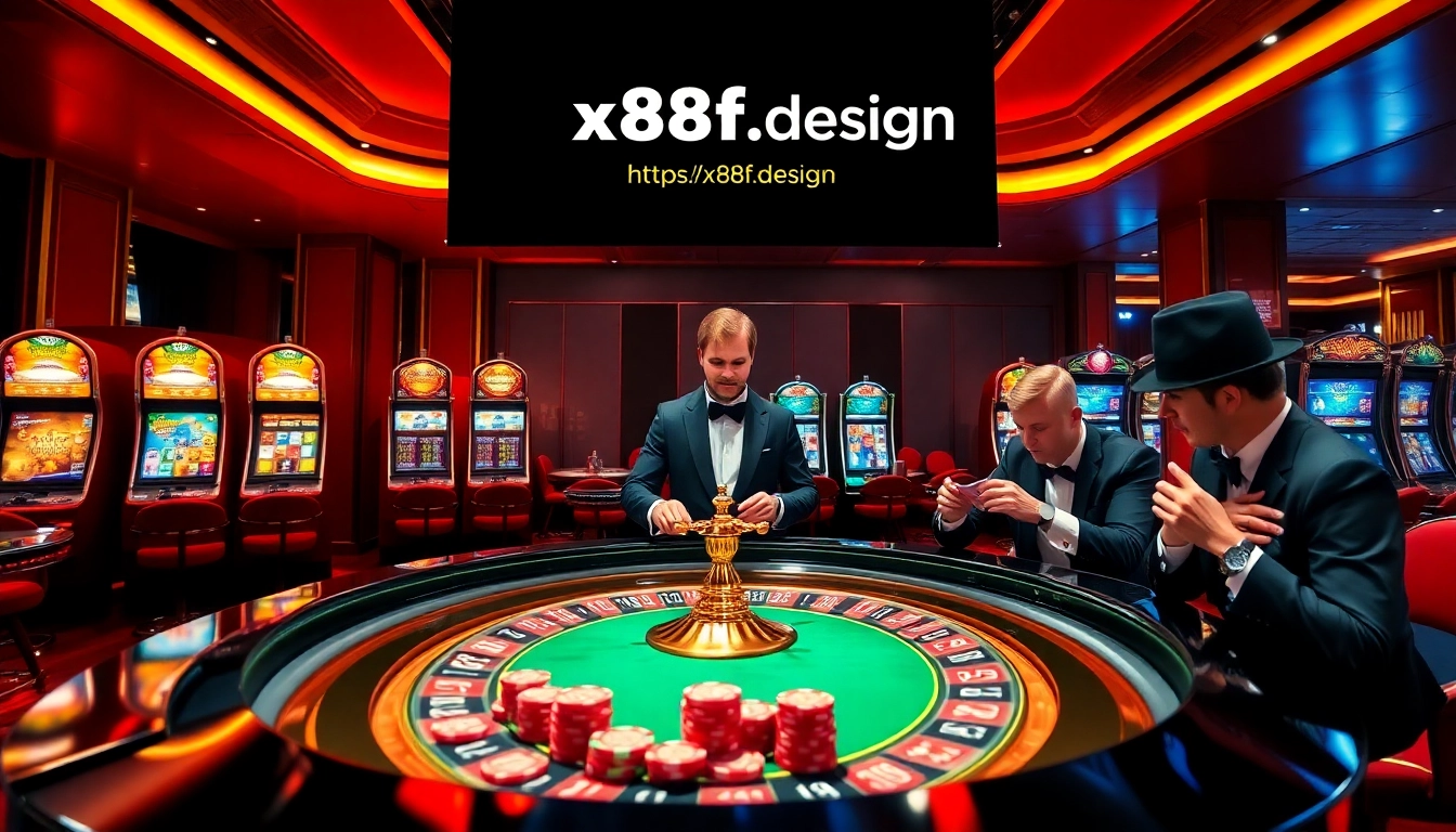 Experience thrilling roulette gameplay at https://x88f.design/ with vibrant casino chips and expert dealers.