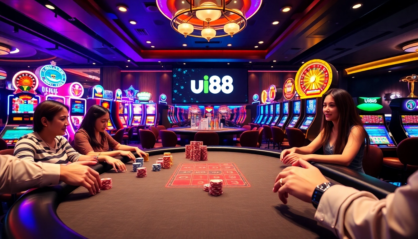 Experience thrilling poker action at uu88 with vibrant casino atmosphere and stunning gameplay.