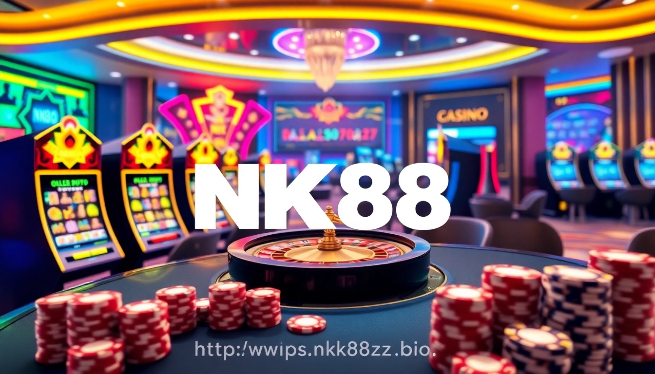 Experience thrilling gambling action at https://nk88zz.bio/ with vibrant slot machines and lively poker action.