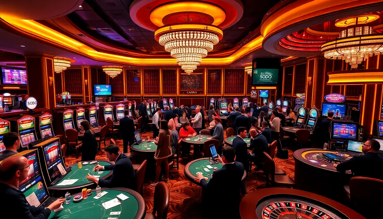 Exciting gameplay at SODO Casino with poker and roulette highlights.