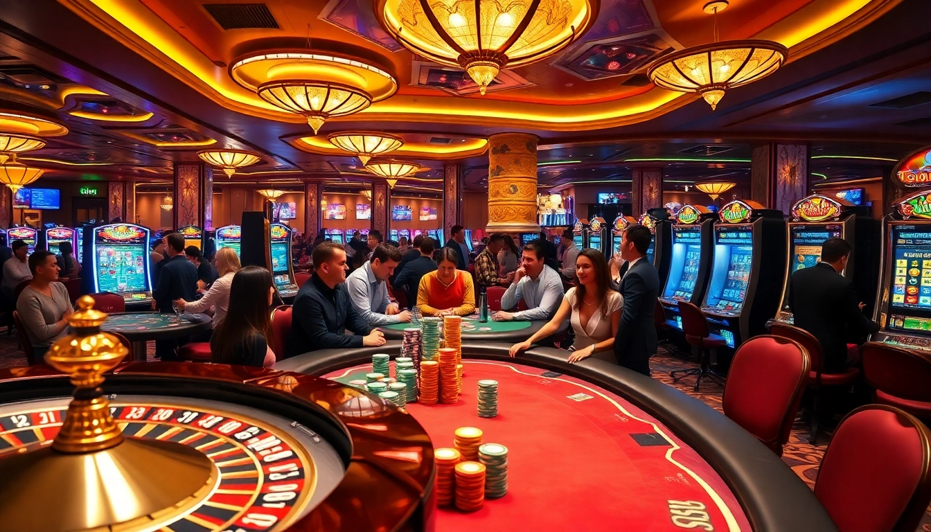 Engaged gamblers enjoying the thrill of gameplay at a casino, reflecting the hidden wiki's allure of online gaming.