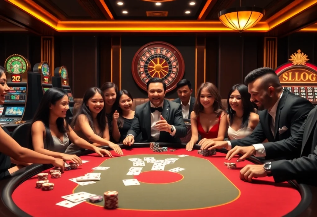 Exciting gameplay featuring BDTK66 poker chips on a luxurious casino table.