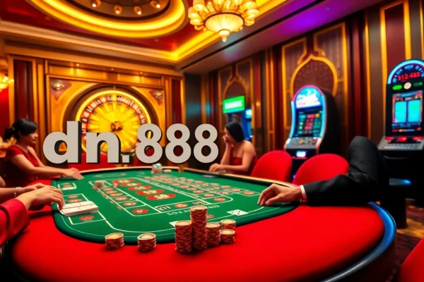 Experience thrilling gambling action at dn88 with vibrant casino games and strategic card play.
