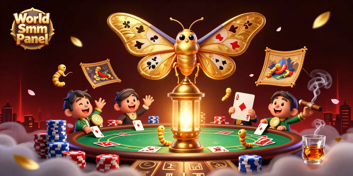 Engage with the World Smm Panel through vibrant casino scenes featuring intricate designs and golden motifs.