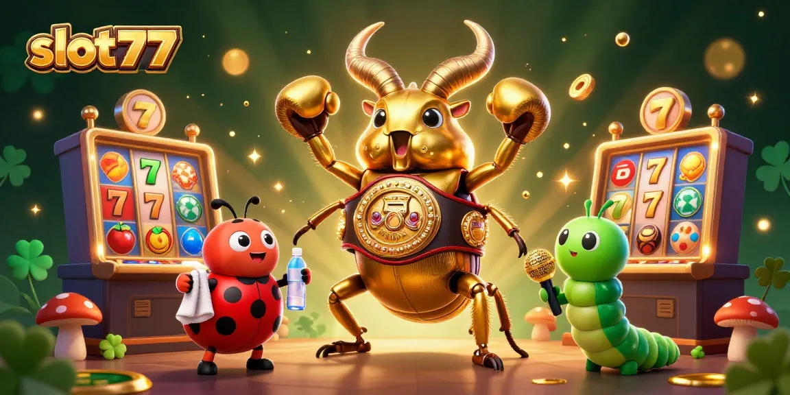 Experience thrilling gameplay with slot777 in this vibrant 3D casino illustration full of action.